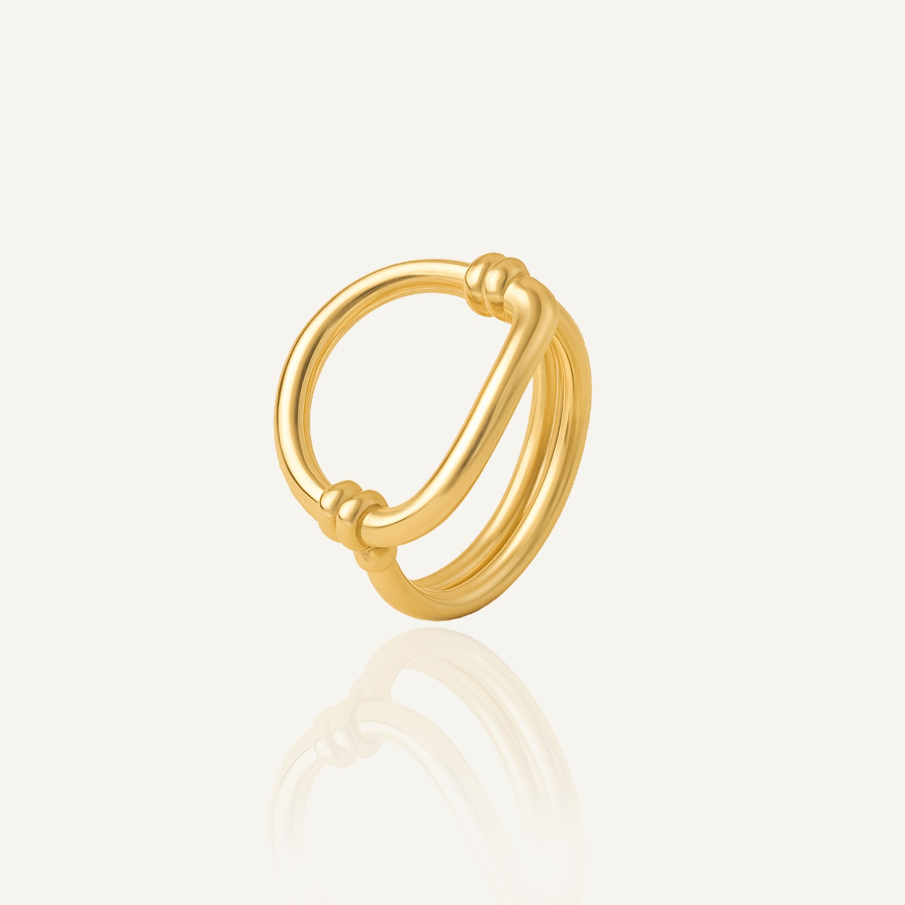 Bague anneau épais ouvert Lord
