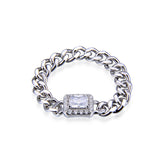 bague-chaine-rectangle-maille-gourmette-argent