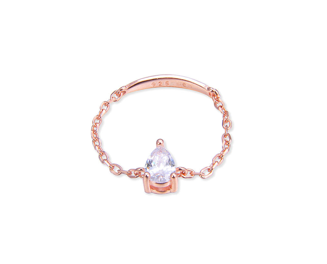 bague-chaine-petite-poire-plaque-or-rose