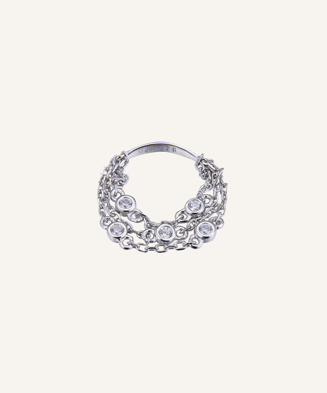 bague-trois-chaines-argent-zirconium