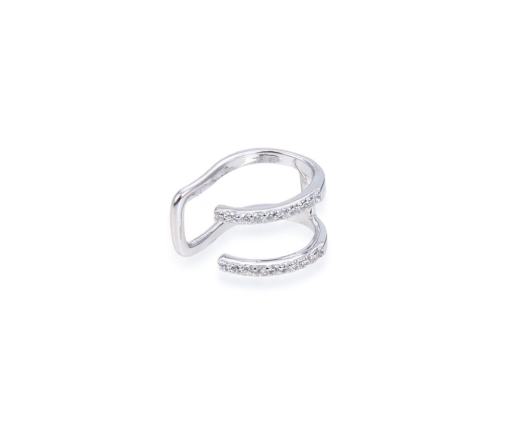 bague-oreille-double-ligne-argent-925