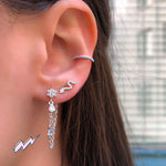 boucle-oreille-chaine-fleur-pendante-argent-zirconium