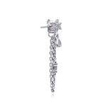 boucle-oreille-chainette-fleur-brillante-argent-zirconium