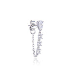 boucle-oreille-pendante-chaine-poire-brillants-argent