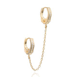 boucle-oreille-menottes-2-trous-dore-chaine