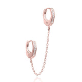 boucle-oreille-menottes-2-trous-plaque-or-rose-chaine