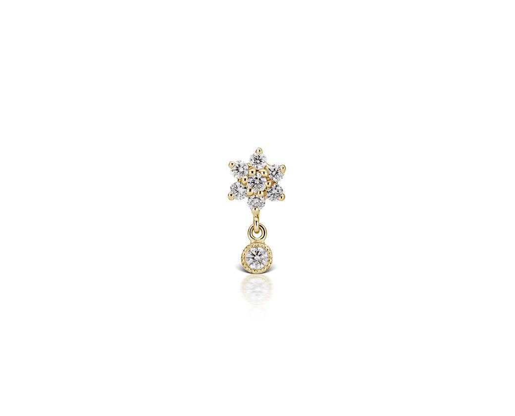 petite-boucle-oreille-doree-fleur-pendentif-brillant-zirconium