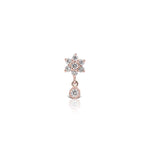 petite-boucle-oreille-fleur-pendentif-rond-plaque-or-rose-zirconium