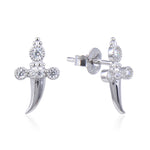 boucles-doreilles-mini-epees-brillantes-argent