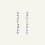 Boucles d'oreilles chaîne maillons Chainz