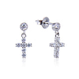 boucles-oreilles-mini-croix-strass-argent