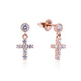 boucles-oreilles-petite-croix-strass-plaque-or-rose