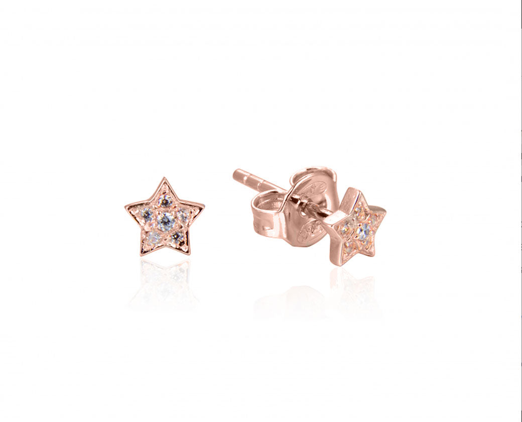 boucles-oreilles-petites-etoiles-brillantes-plaque-or-rose