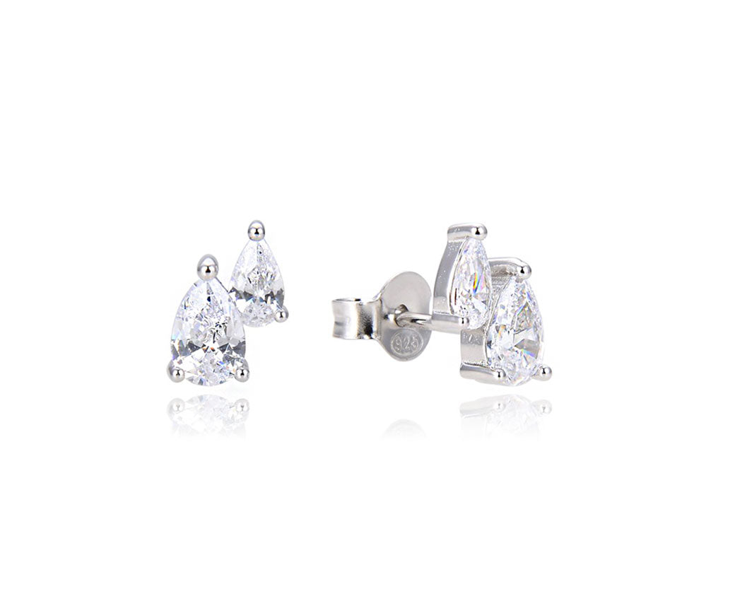 boucles-oreilles-puces-double-poires-argent-brillant