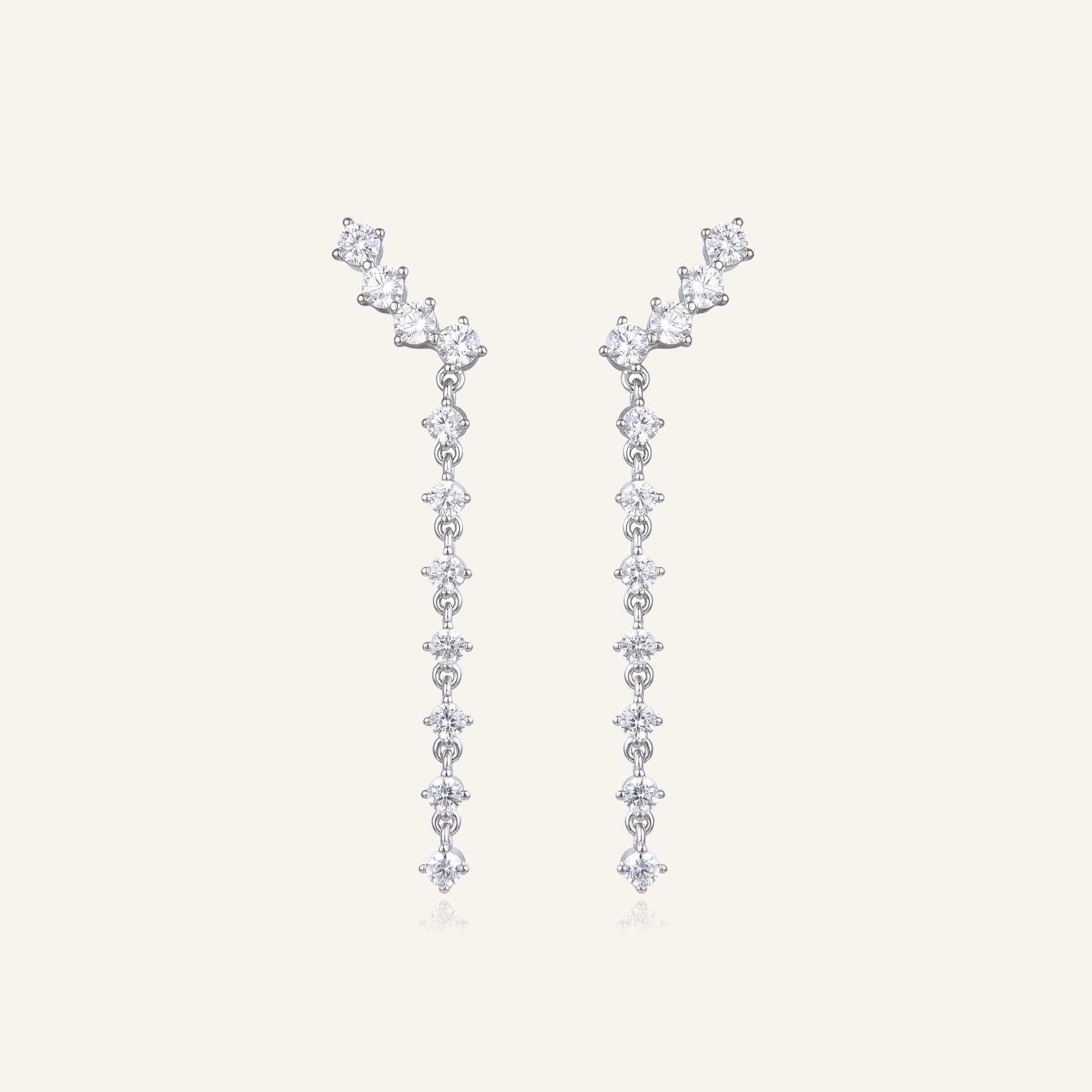 Boucles pendantes grimpeur brillantes Climb