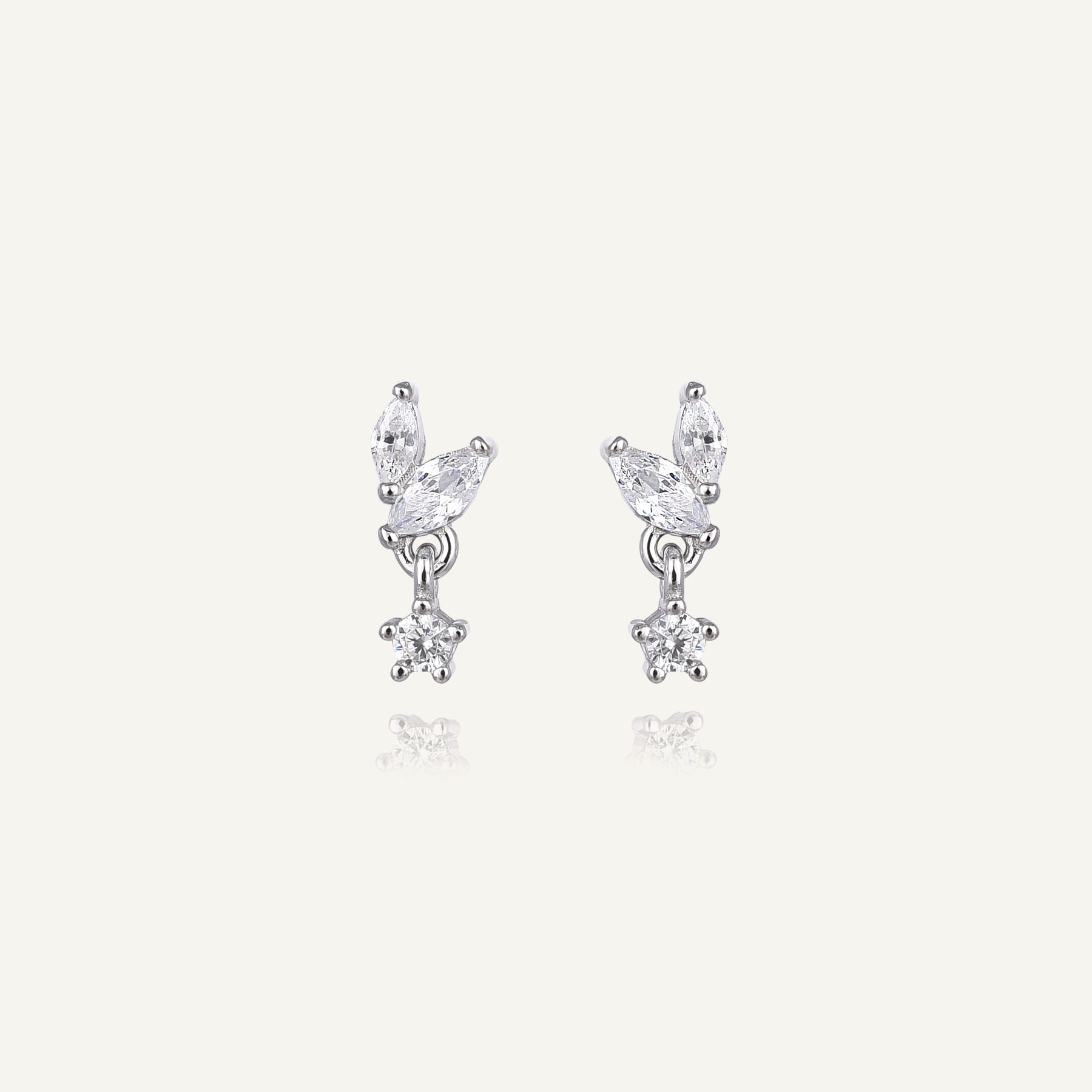 Boucles puces scintillantes breloque Fairy