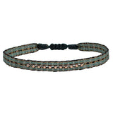 bracelet-homme-tissu-bleu-turquoise-perles-rose-gold