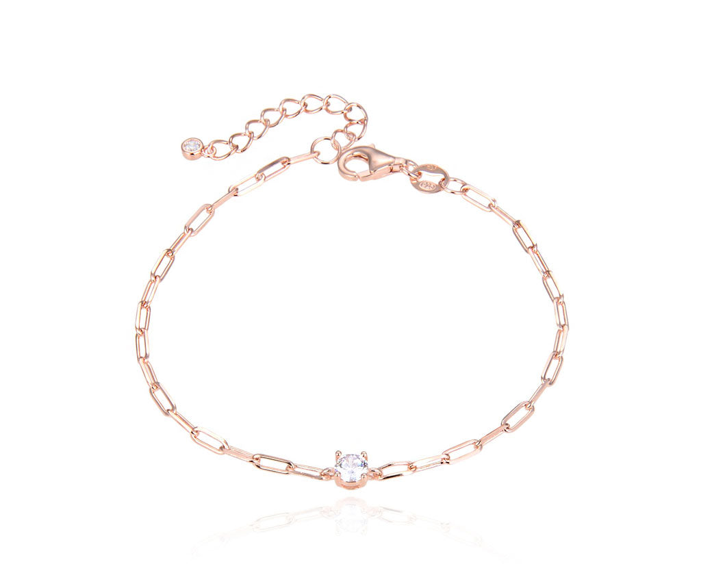 bracelet-chaine-maillons-solitaire-plaque-or-rose-brillant