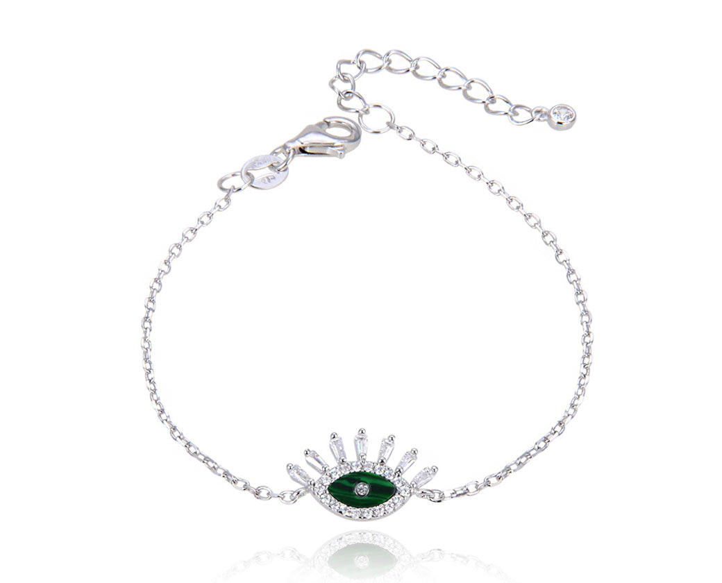 bracelet-oeil-vert-brillant-malachite-argent