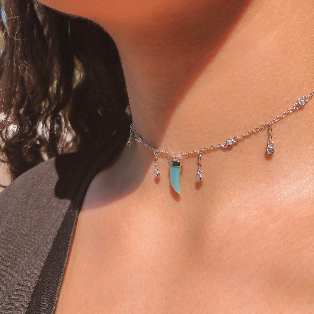 collier-ras-de-cou-corne-turquoise-argent