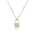 collier-maillons-cadenas-brillant-dore