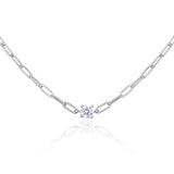 collier-chaine-maillons-solitaire-argent