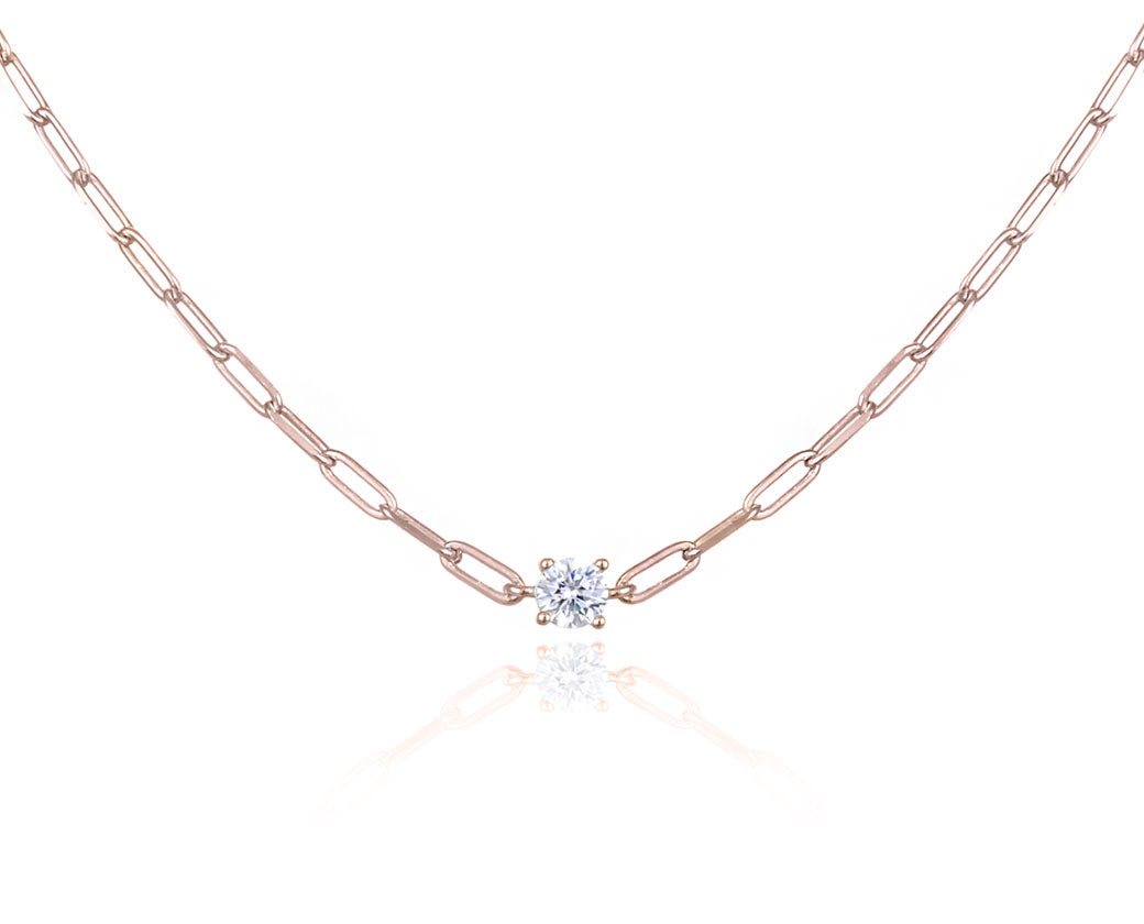 collier-chaine-maillons-solitaire-plaque-or-rose