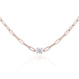 collier-chaine-maillons-solitaire-plaque-or-rose