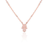 collier-chaine-main-brillante-luck-plaque-or-rose