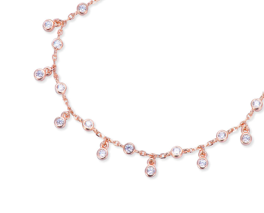 collier-pampilles-plaque-or-rose-petits-ronds-zirconium