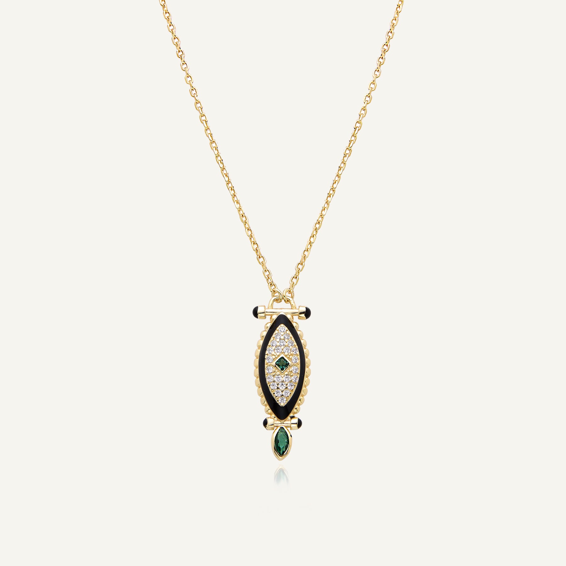 Collier pendentif totem d'eau poisson