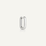 Créole rectangle polie miroir Gigi