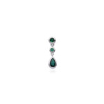 petite-boucle-oreille-pendante-vert-emeraude-argent