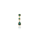 petite-boucle-oreille-pendante-vert-emeraude-dore