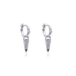 mini-creoles-pointes-cones-brillants-argent-zirconium