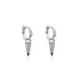 mini-creoles-pointes-cones-brillants-argent-zirconium