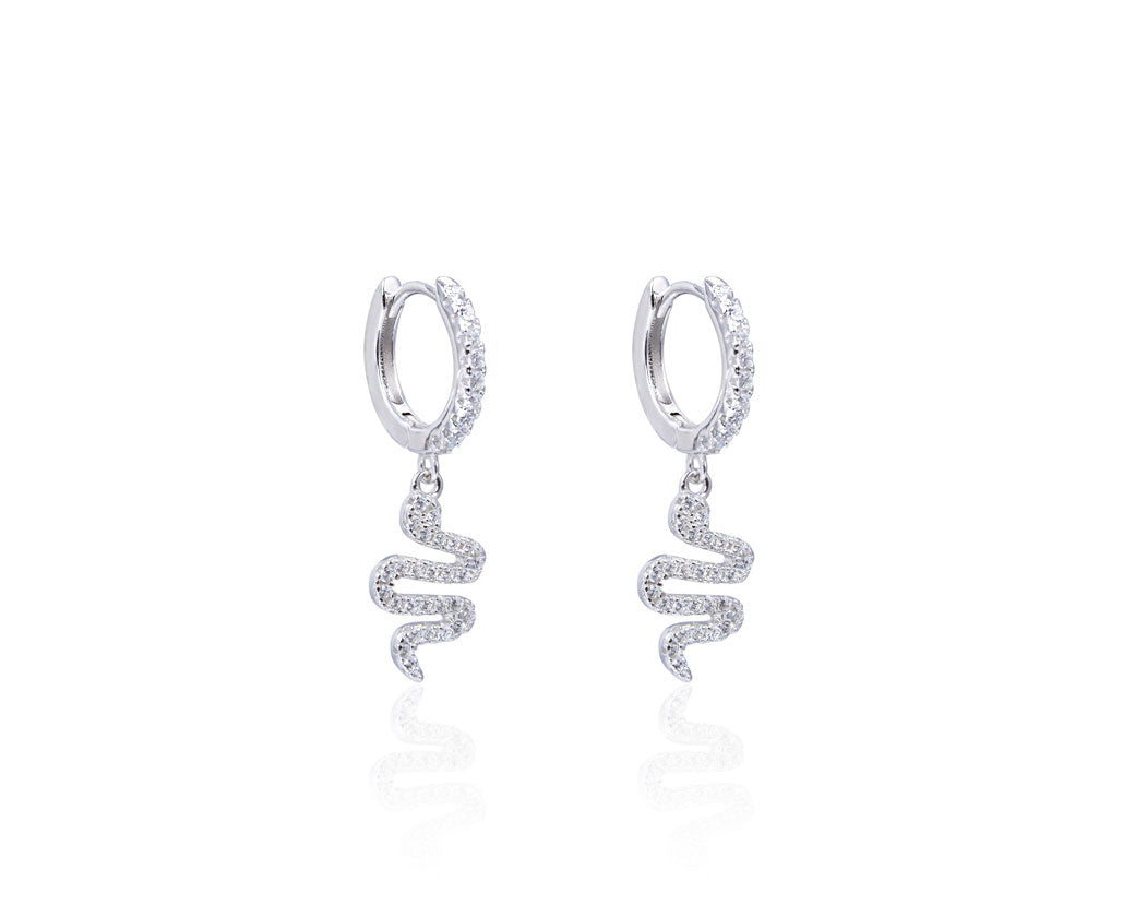 mini-creoles-serpent-en-argent-zirconium