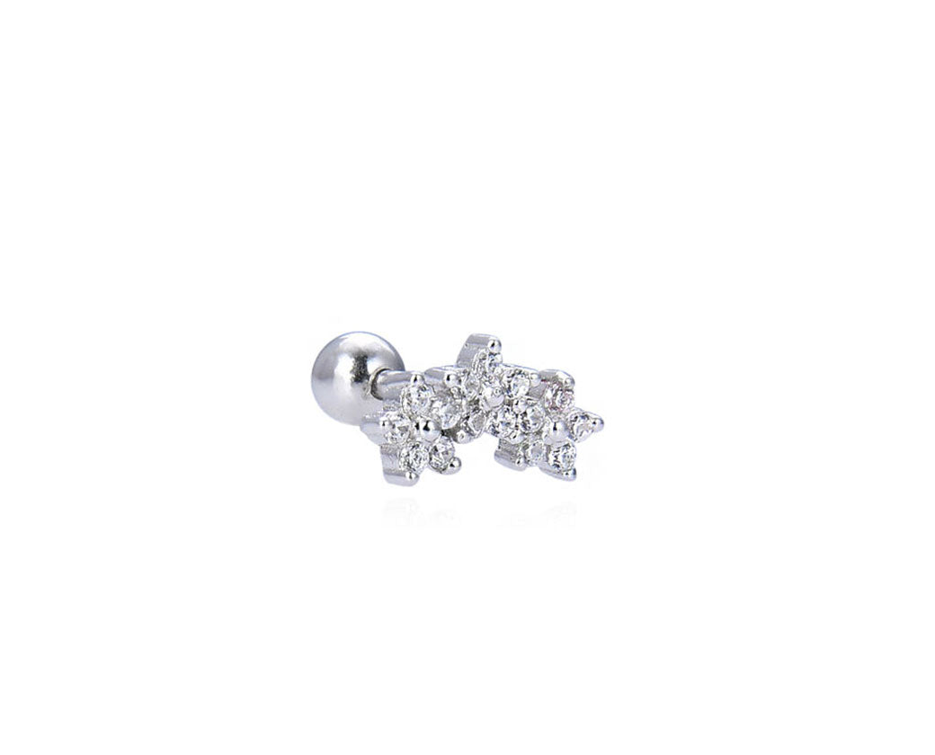 piercing-oreille-3-fleurs-argent-zirconium