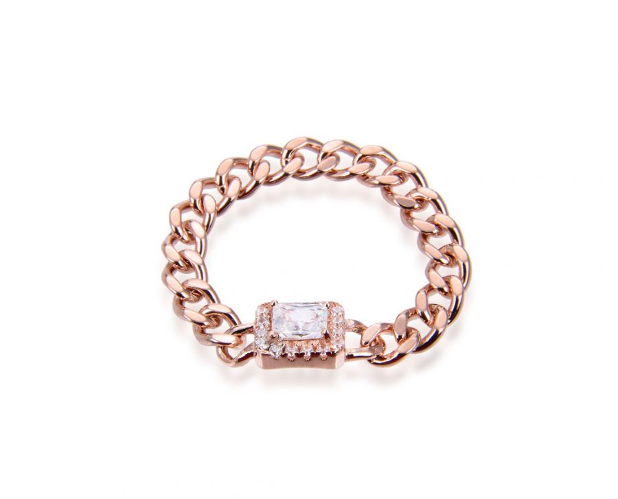 bague-chaine-rectangle-maille-gourmette-plaque-or-rose