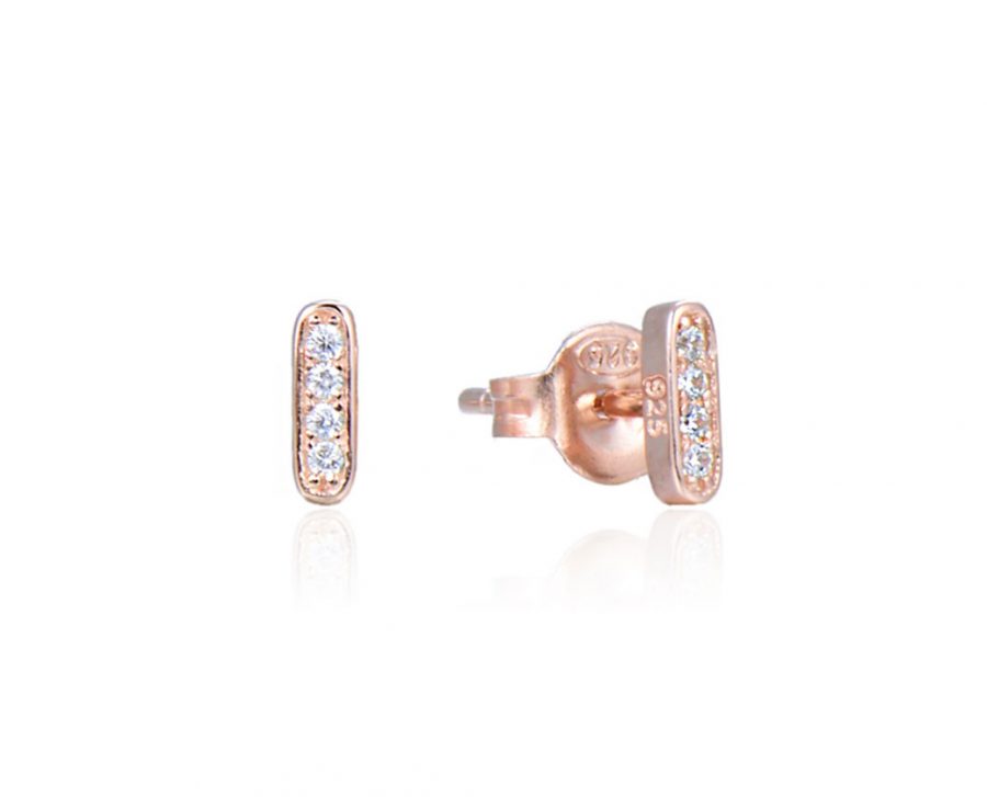 boucles-oreilles-mini-barres-brillantes-plaque-or-rose-zirconium