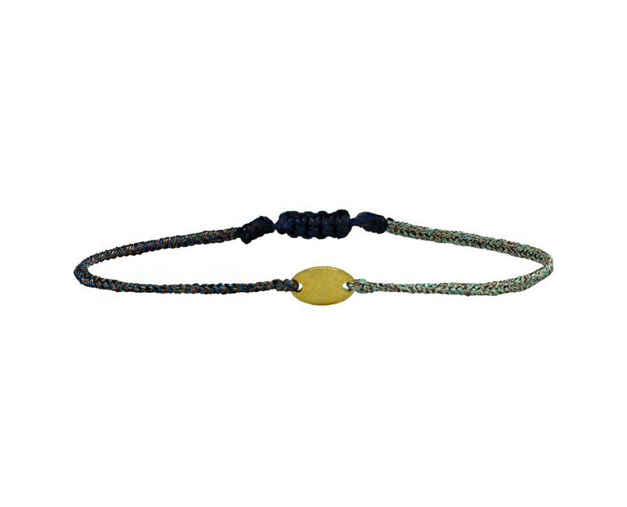 bracelet-bleu-cordon-lurex-ovale-dore