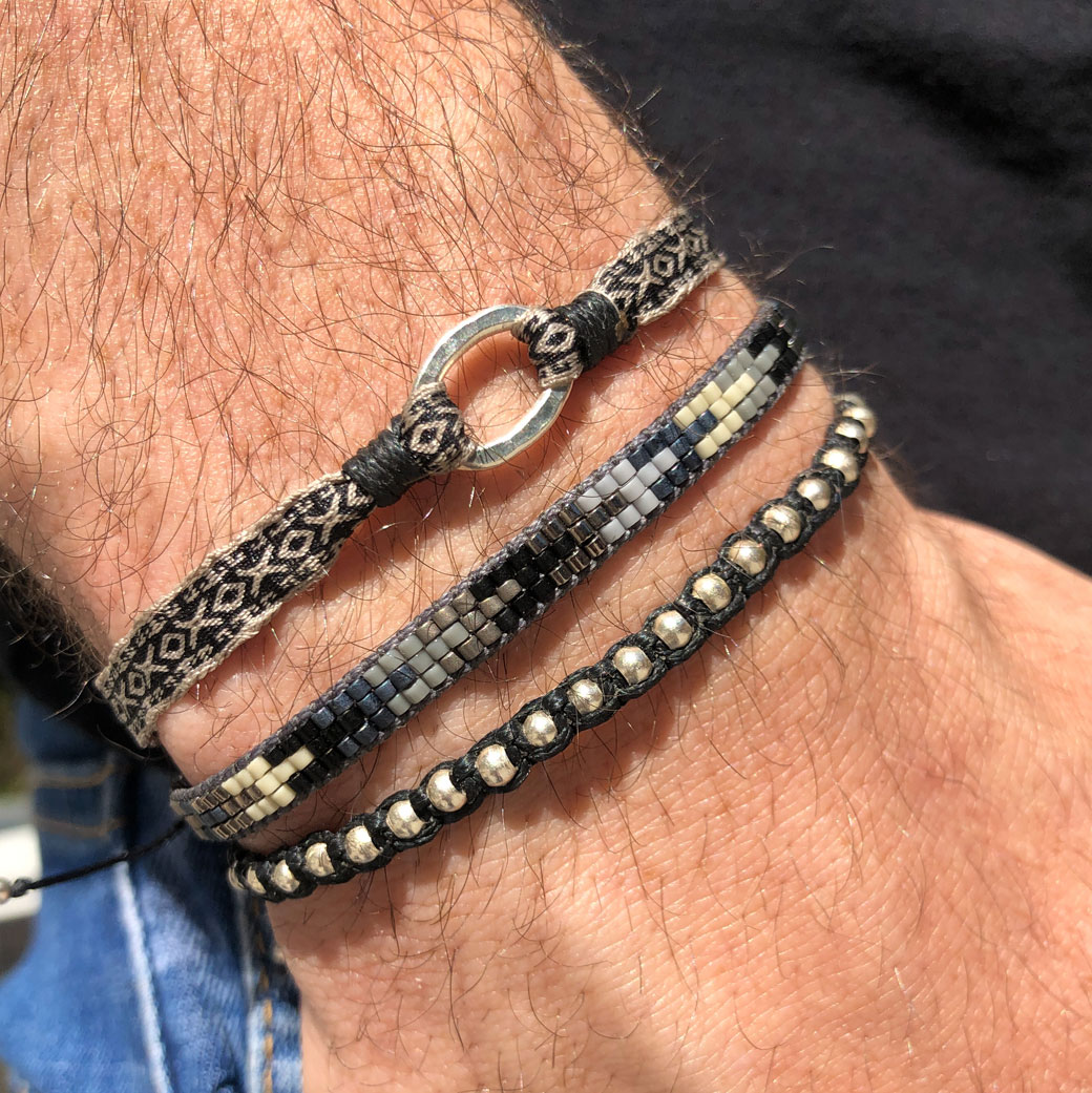 Bracelets de perles pour homme