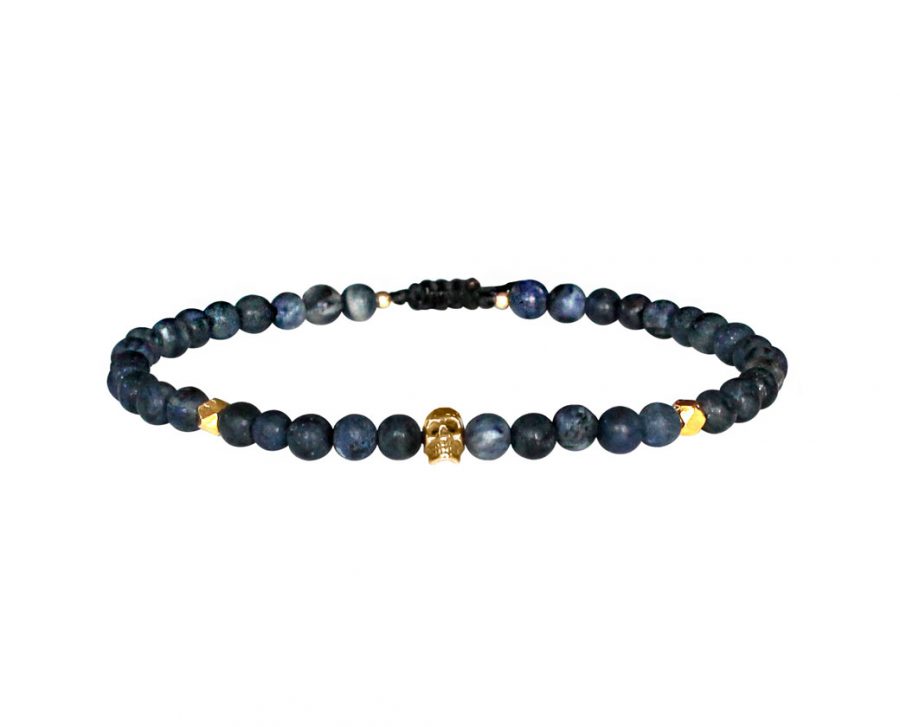 bracelet-homme-pierres-bleu-tete-de-mort-or