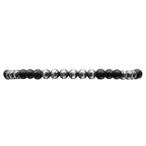 bracelet-perles-noir-gris-homme