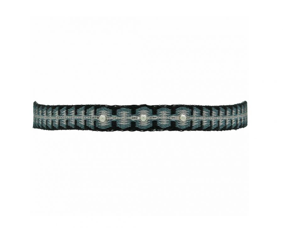 bracelet-tisse-bleu-noir-billes-argent-pour-homme