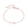 bracelet-chaine-maillons-solitaire-plaque-or-rose-brillant