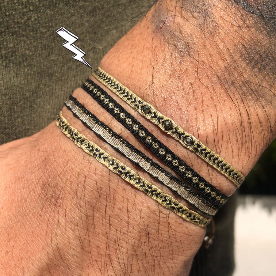 bracelet-dore-ethnique-perles-bronze-homme